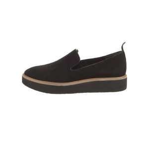 Vince black suede platform loafers 7.5